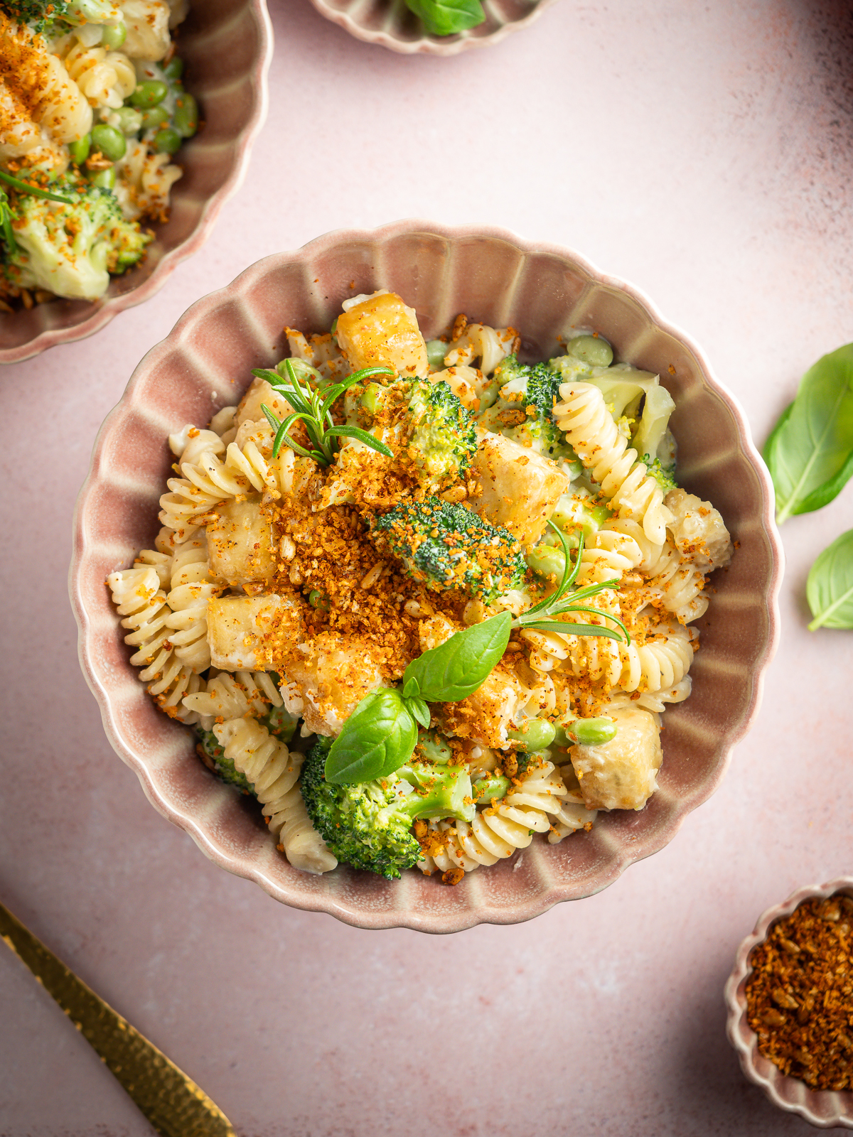 Makaron z brokułami i tofu 3 Makaron z brokułami i tofu