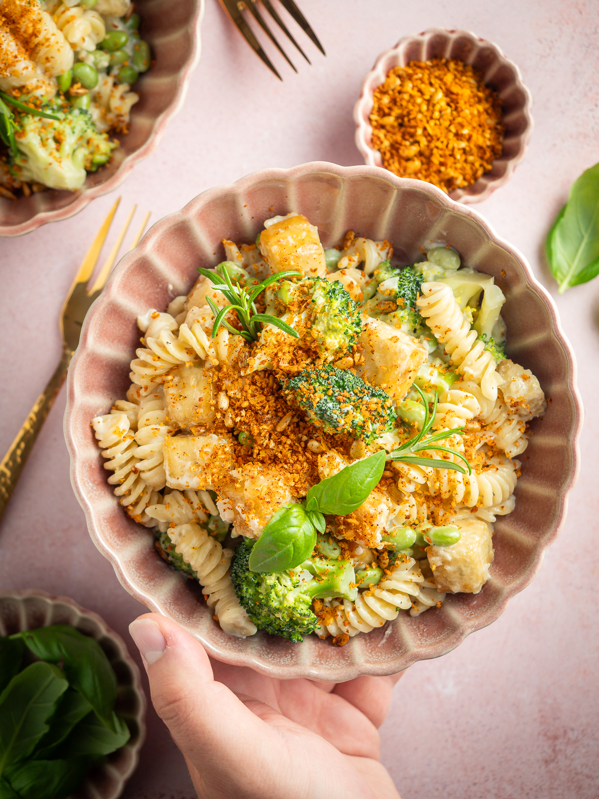 Makaron z brokułami i tofu 4 Makaron z brokułami i tofu