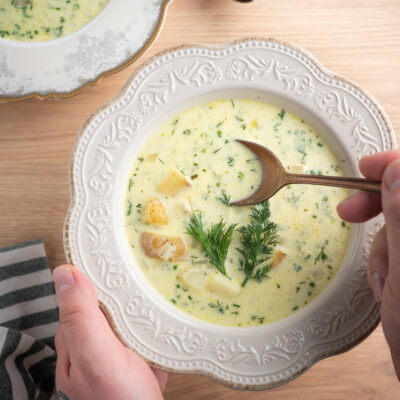 Wegańska zupa koperkowa z ziemniakami – prosty przepis bez śmietany 6 Wegańska zupa koperkowa z ziemniakami