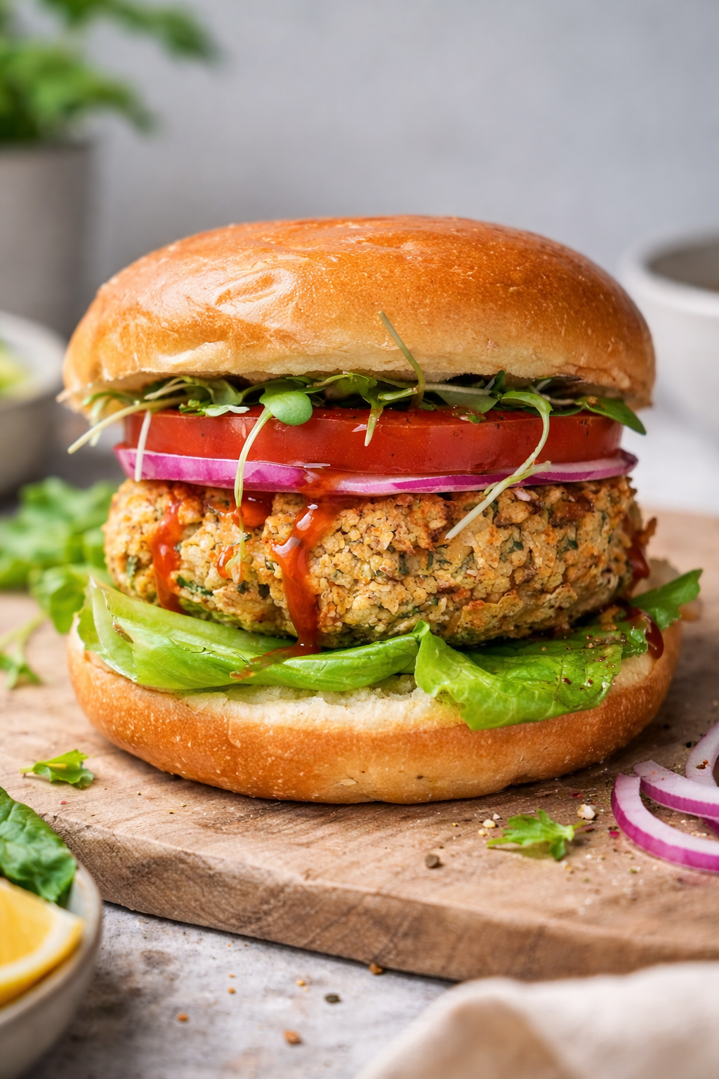 Burgery z białej fasoli – najlepszy przepis z piekarnika 2 Burgery z białej fasoli – najlepszy przepis z piekarnika