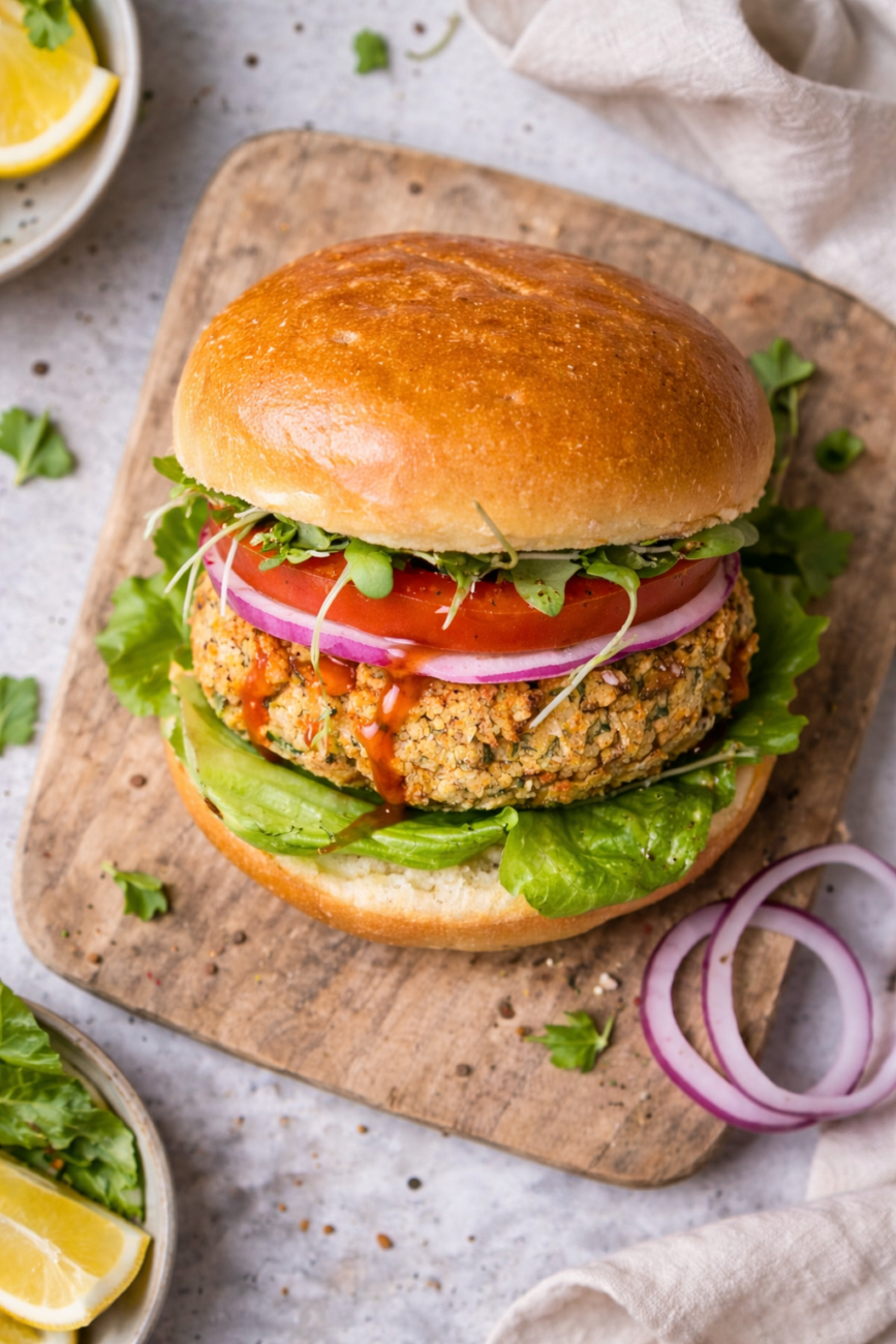 Burgery z białej fasoli – najlepszy przepis z piekarnika