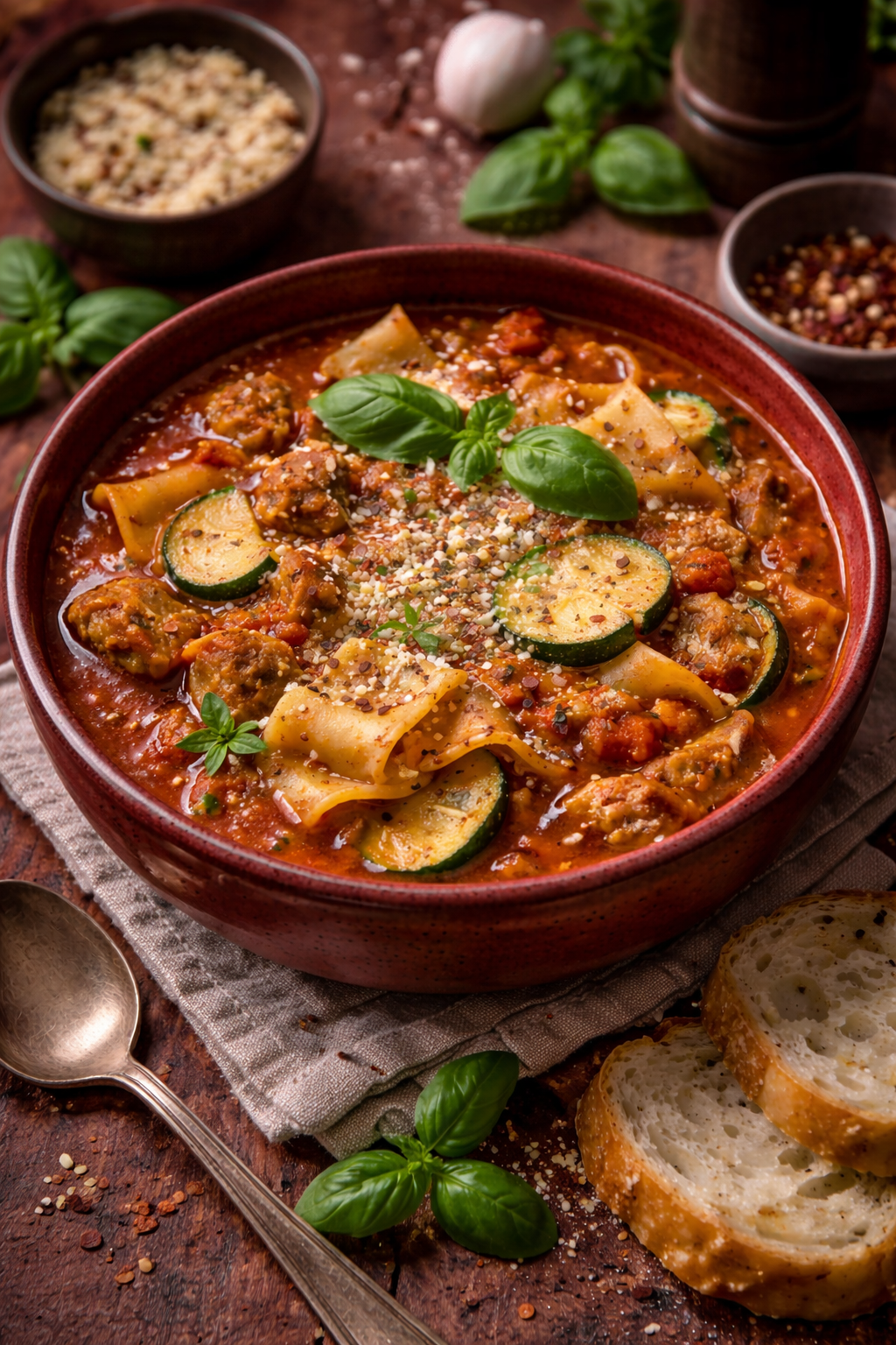 Wegańska zupa à la lasagne – smak lasagne w formie rozgrzewającej zupy 2 Wegańska zupa à la lasagne – smak lasagne w formie rozgrzewającej zupy