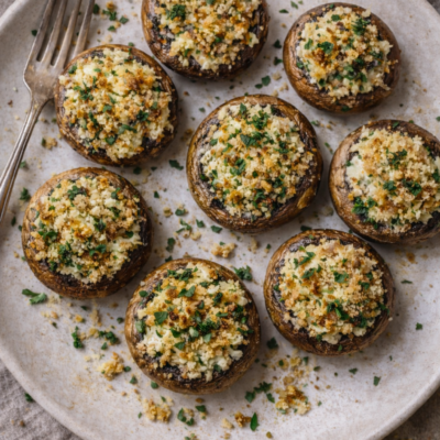 Pieczarki faszerowane – najlepszy przepis z piekarnika